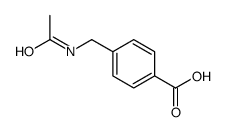 4-(乙酰氨基甲基)苯甲酸结构式