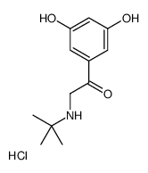 1-(3,5-Dihydroxyphenyl)-2-[(1,1-dimethylethyl)amino]-ethanone Hydrochloride结构式
