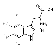 5-Hydroxy L-Tryptophan结构式