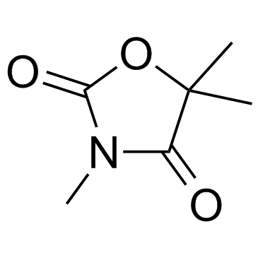 3,5,5,-三甲基恶唑烷-2,4-二酮结构式