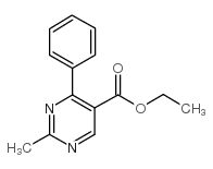 2-甲基-4-苯基嘧啶-5-羧酸乙酯结构式