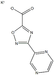 3-吡嗪-2-基-1,2,4-噁二唑-5-羧酸钾结构式