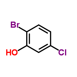 2-溴-5-氯苯酚结构式