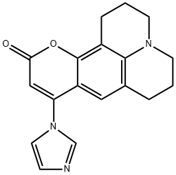 8-Imidazol-1-yl-2,3,5,6-tetrahydro-1H,4H-11-oxa-3a-aza-benzo[de]anthracen-10-one结构式