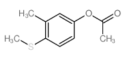 Phenol,3-methyl-4-(methylthio)-, 1-acetate Structure