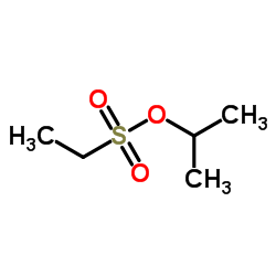 Ethanesulfonic acid Isopropyl Ester Structure
