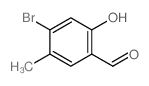 4-Bromo-2-hydroxy-?5-methylbenzaldehyde Structure