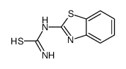 Thiourea, 2-benzothiazolyl- (9CI) Structure
