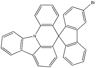 3-溴-螺[芴-9,8'-[8H]吲哚[3,2,1-DE]吖啶]结构式