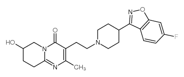7-Hydroxy Risperidone Structure