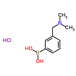 3-((Dimethylamino)Methyl)phenylboronic acid hydrochloride Structure