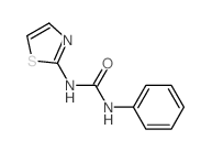 Urea,N-phenyl-N'-2-thiazolyl- Structure