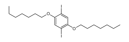 1,4-DIIODO-2,5-BIS(HEPTYLOXY)BENZENE结构式