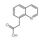 2-(喹啉-8-基)乙酸结构式