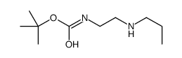 2-(丙基氨基)乙基氨基甲酸叔丁酯结构式