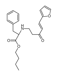 N-(3'-oxo-5'-alpha-furylpent-4-en-1-yl)phenylalanine butyl ester Structure