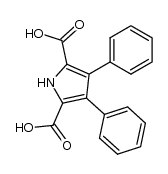 3,4-diphenyl-1H-pyrrole-2,5-dicarboxylic acid Structure