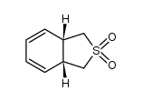 cis-8-thiabicyclo[4.3.0]nona-2,4-diene 8,8-dioxide结构式