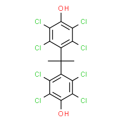 4,4'-Isopropylidenebis[2,3,5,6-tetrachlorophenol] Structure