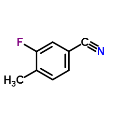 3-氟-4-甲基苯甲腈结构式