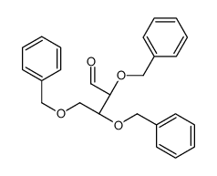 (2R,3R)-2,3,4-tris(phenylmethoxy)butanal结构式