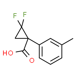 2,2-二氟-1-(间甲苯基)环丙烷-1-羧酸图片