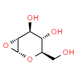 1,2-Anhydro-α-D-glucopyranose结构式