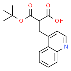 3-(叔丁氧基)-3-氧代-2-(喹啉-4-基甲基)丙酸图片