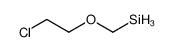 2-chloroethoxymethylsilane Structure