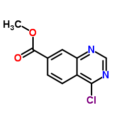 4-氯-7-喹唑啉羧酸甲酯结构式