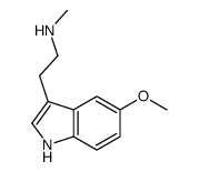 N,O-dimethylserotonin结构式
