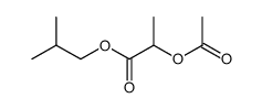 O-acetyl-lactic acid isobutyl ester结构式