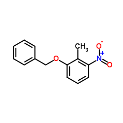 1-苄氧基-2-甲基-3-硝基苯结构式