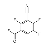 Benzoyl fluoride, 3-cyano-2,4,5-trifluoro- (9CI)结构式