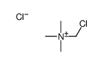 chloromethyl(trimethyl)azanium,chloride结构式