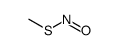 thionitrous acid S-methyl ester Structure