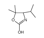 (R)-(+)-4-异丙基-5,5-二甲基-2-恶唑烷酮结构式