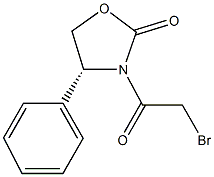 (4R)-3-(2-Bromoacetyl)-4-phenyl-1,3-oxazolidin-2-one结构式