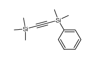 1-dimethylphenylsilyl-2-trimethylsilylacetylene结构式