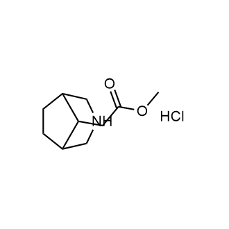 2-(3-氮杂双环[3.2.1]辛-8-基)乙酸甲酯;盐酸盐结构式