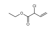 ethyl-2-chloro-but-3-enoate结构式