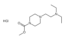 methyl 4-[2-(diethylamino)ethyl]piperazine-1-carboxylate,hydrochloride Structure