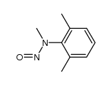 N-methyl-N-nitroso-2,6-xylidine Structure