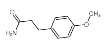 3-(4-甲氧基苯基)-丙酰胺结构式