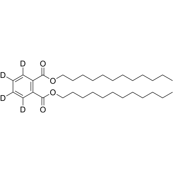 Di-n-dodecyl Phthalate-3,4,5,6-d4结构式
