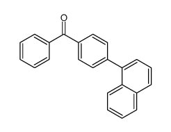 (4-naphthalen-1-ylphenyl)-phenylmethanone结构式