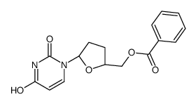 [(2S,5R)-5-(2,4-dioxopyrimidin-1-yl)oxolan-2-yl]methyl benzoate结构式