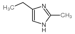 4-乙基-2-甲基-1H-咪唑结构式