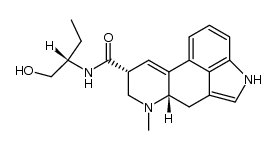 6-methyl-9,10-didehydro-5α-ergoline-8β-carboxylic acid-((S)-1-hydroxymethyl-propylamide)结构式