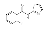 Benzamide, 2-fluoro-N-2-thiazolyl-结构式